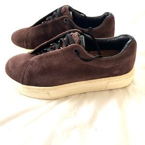 EYTYS Doja Suede Sneakers Cabernet Brown SZ 7.5 Worn 1X Indoors